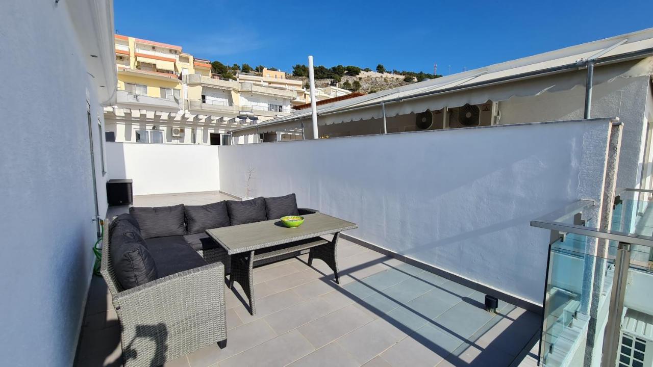 Apartamento Rocknest Sea View Penthouse Sarandë Exterior foto