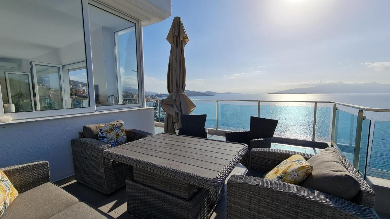 Apartamento Rocknest Sea View Penthouse Sarandë Exterior foto