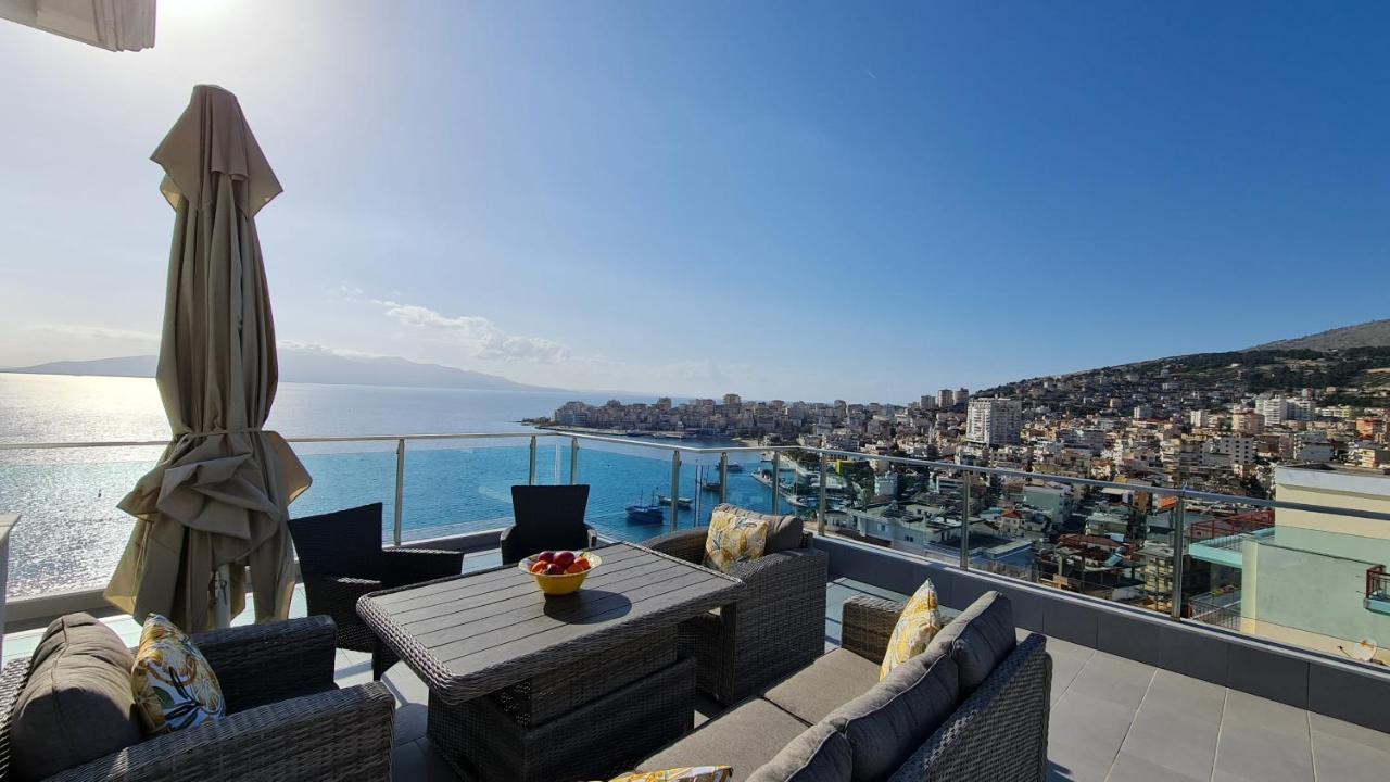 Apartamento Rocknest Sea View Penthouse Sarandë Exterior foto