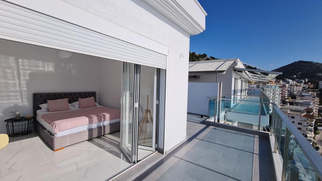 Apartamento Rocknest Sea View Penthouse Sarandë Exterior foto