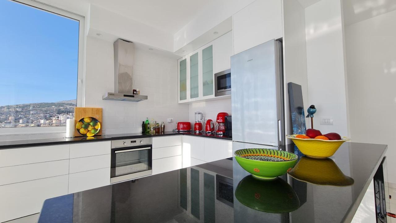 Apartamento Rocknest Sea View Penthouse Sarandë Exterior foto