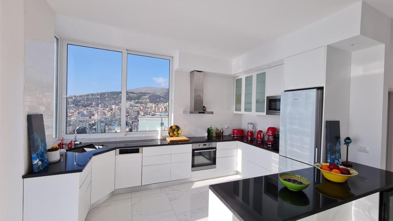 Apartamento Rocknest Sea View Penthouse Sarandë Exterior foto