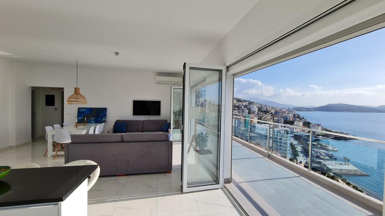 Apartamento Rocknest Sea View Penthouse Sarandë Exterior foto