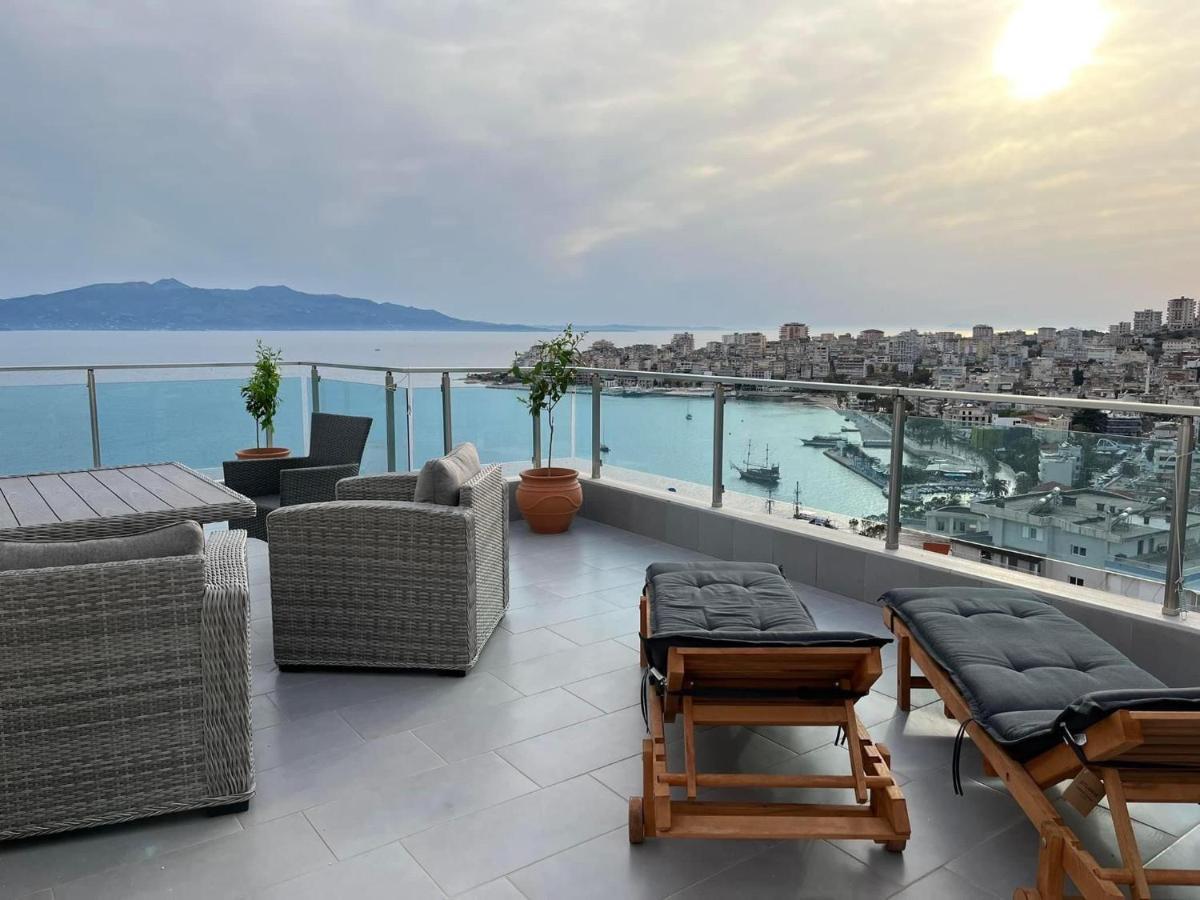 Apartamento Rocknest Sea View Penthouse Sarandë Exterior foto