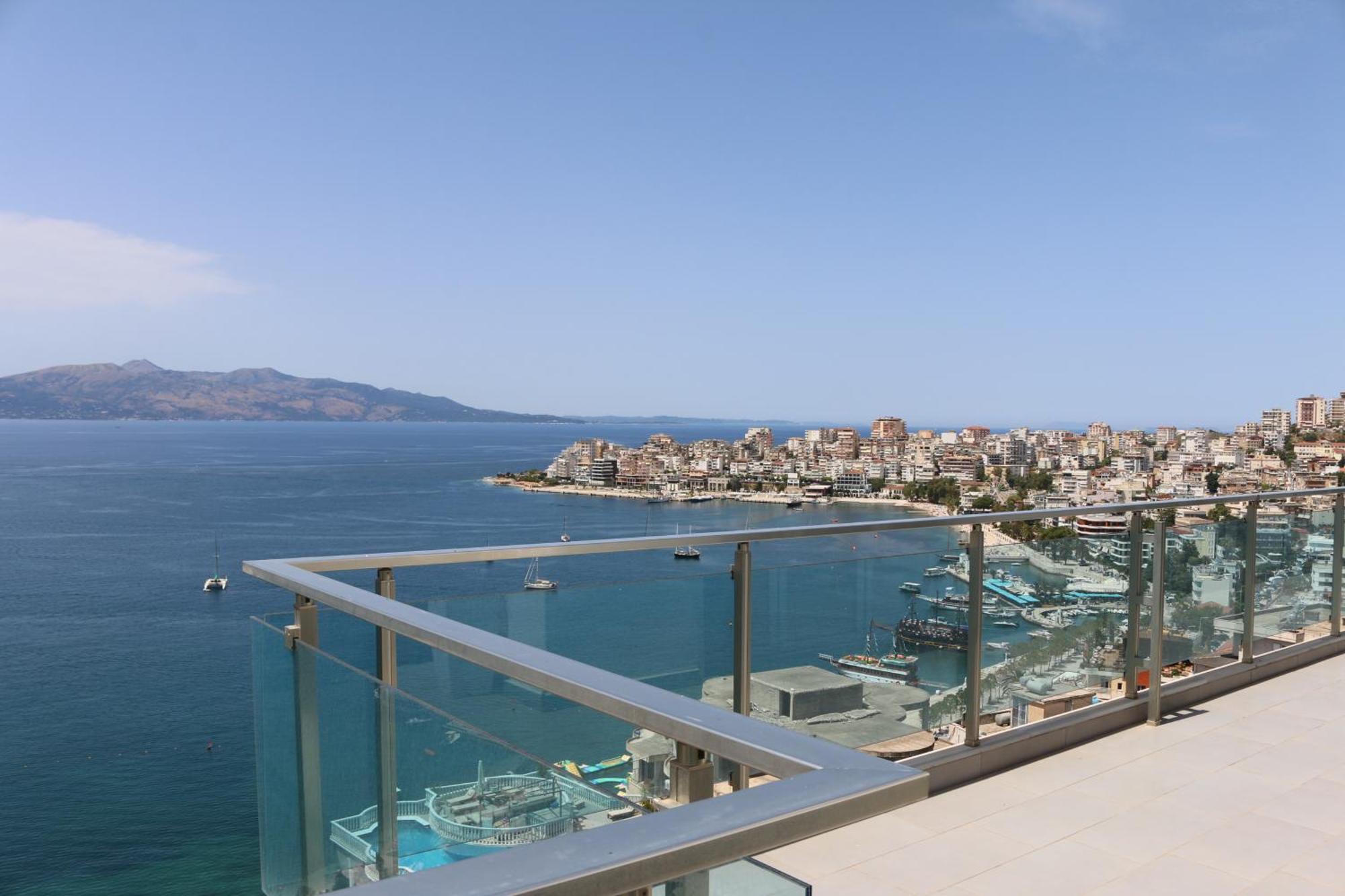 Apartamento Rocknest Sea View Penthouse Sarandë Exterior foto
